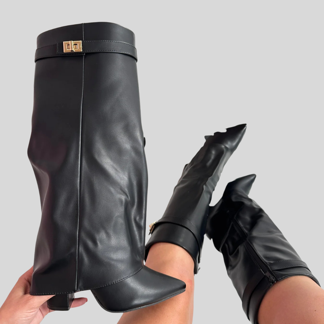 Black Leather Boots