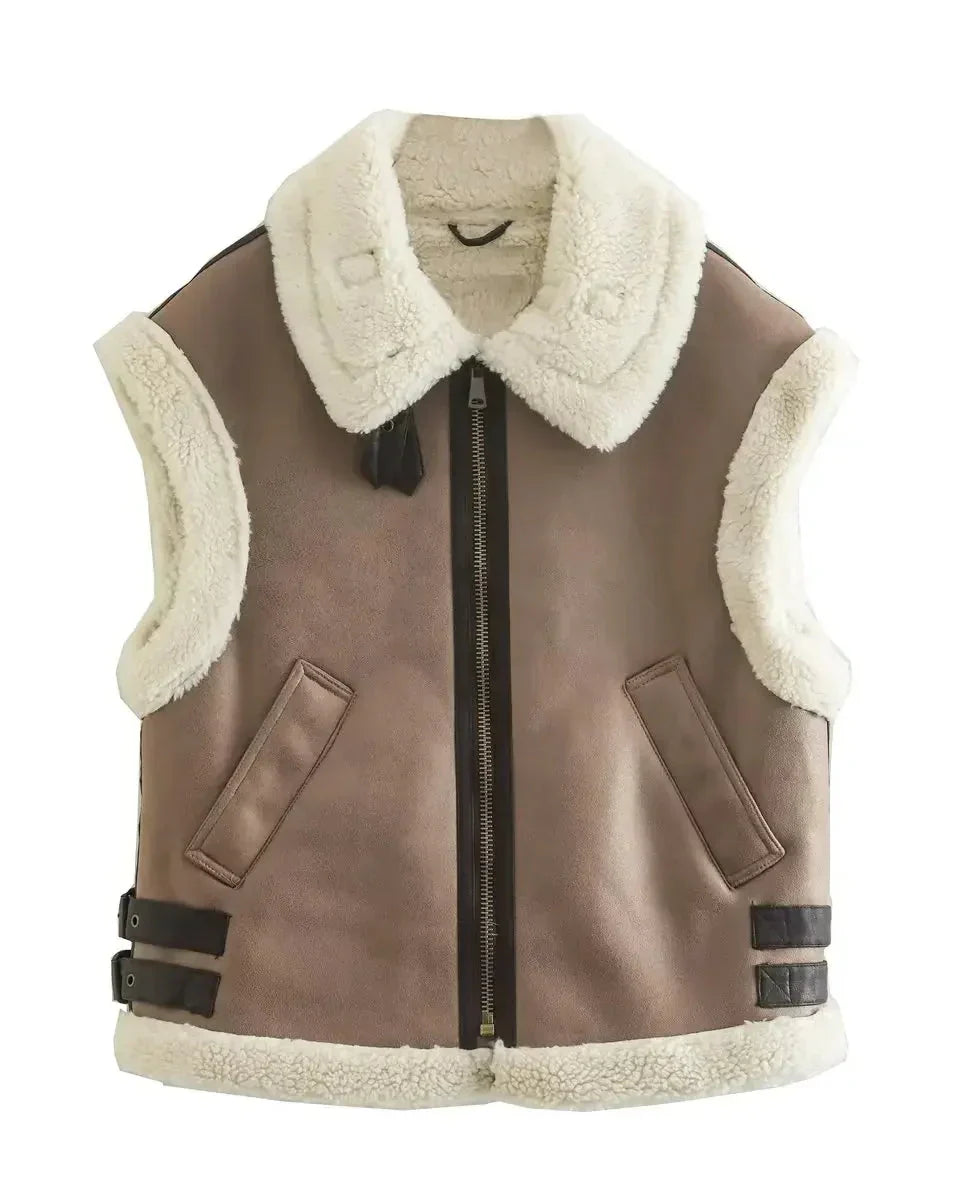 Autumn Teddy Vest