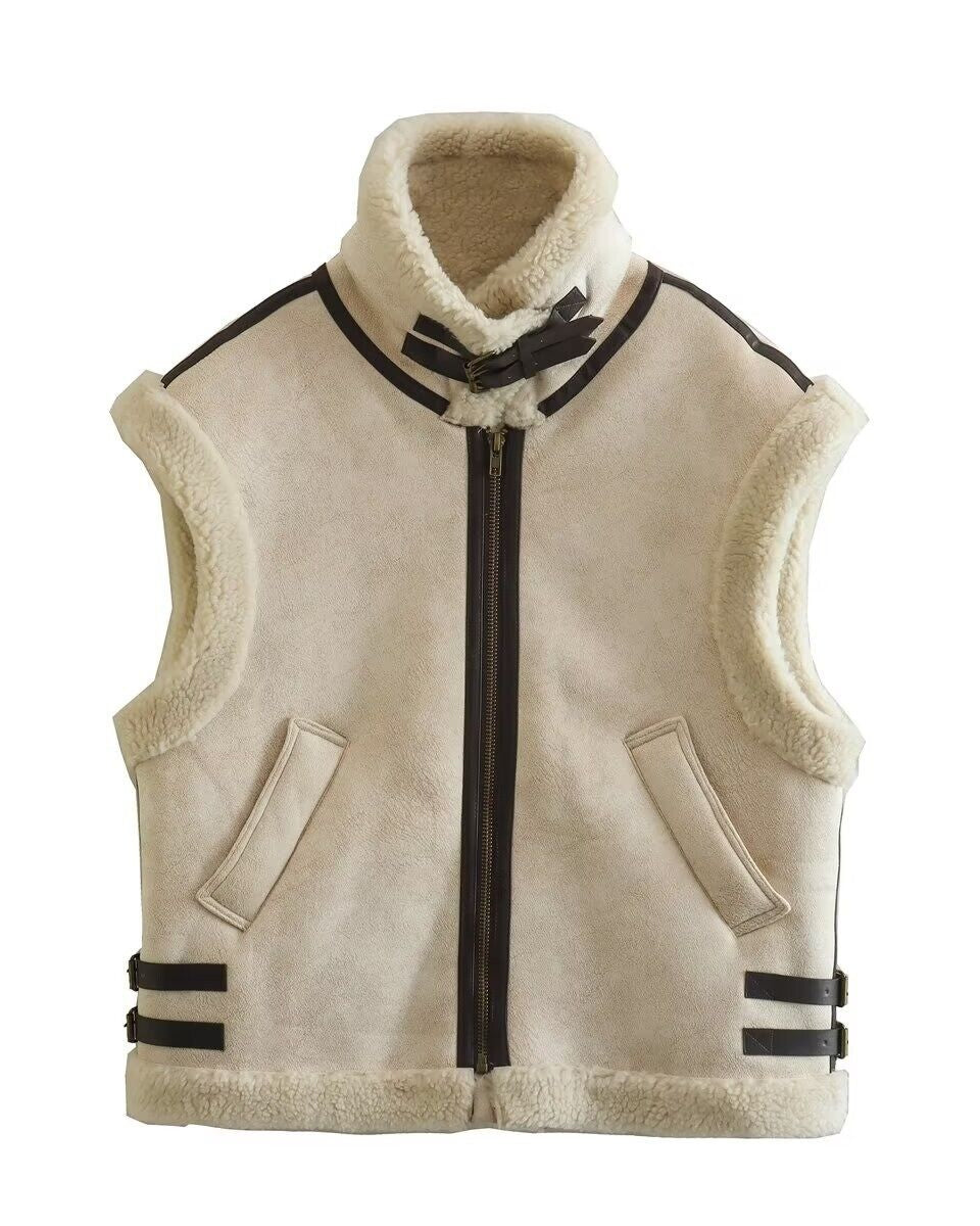 Autumn Teddy Vest