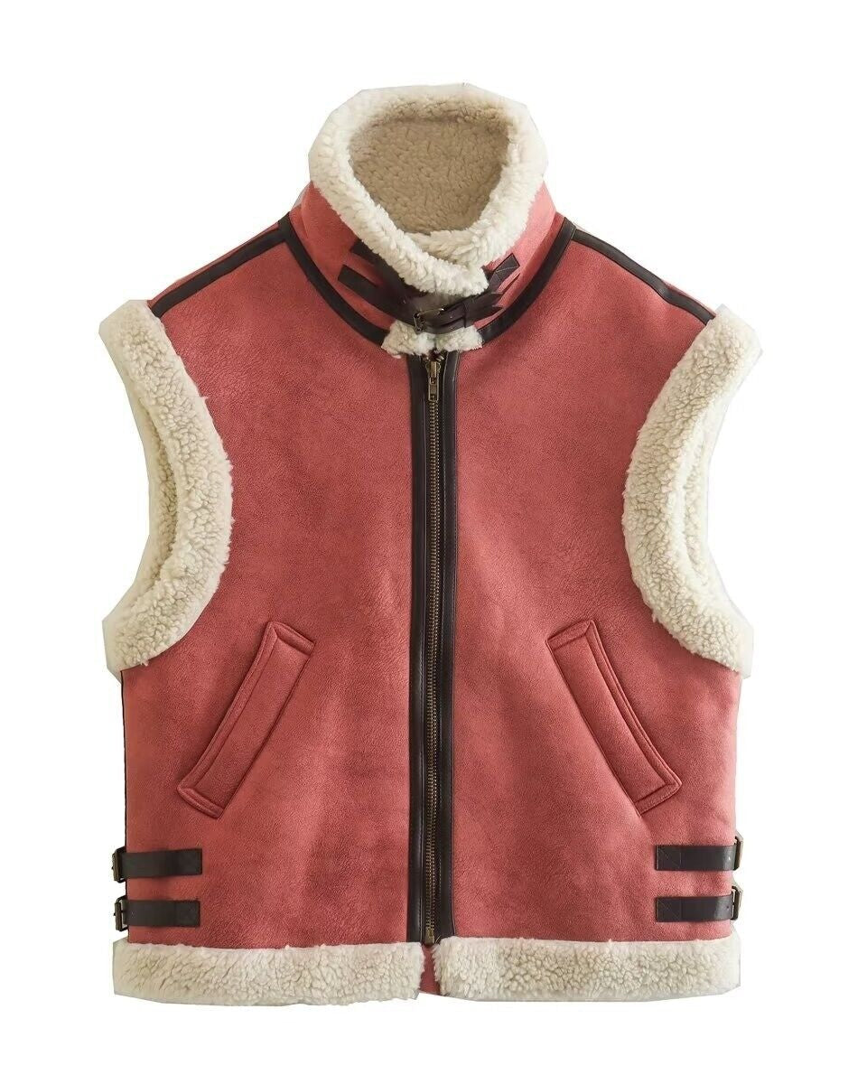 Autumn Teddy Vest