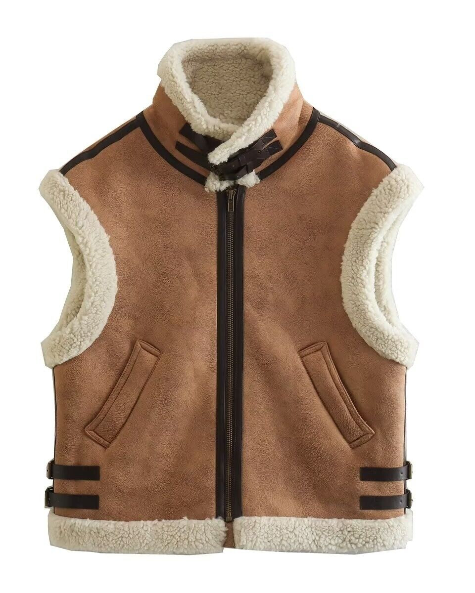 Autumn Teddy Vest