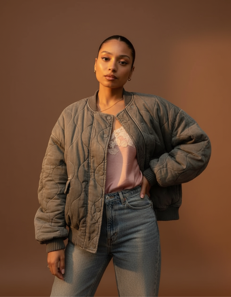 Selvia | Padded Bomber